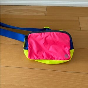 Lululemon Pink and Yellow Belt Bag